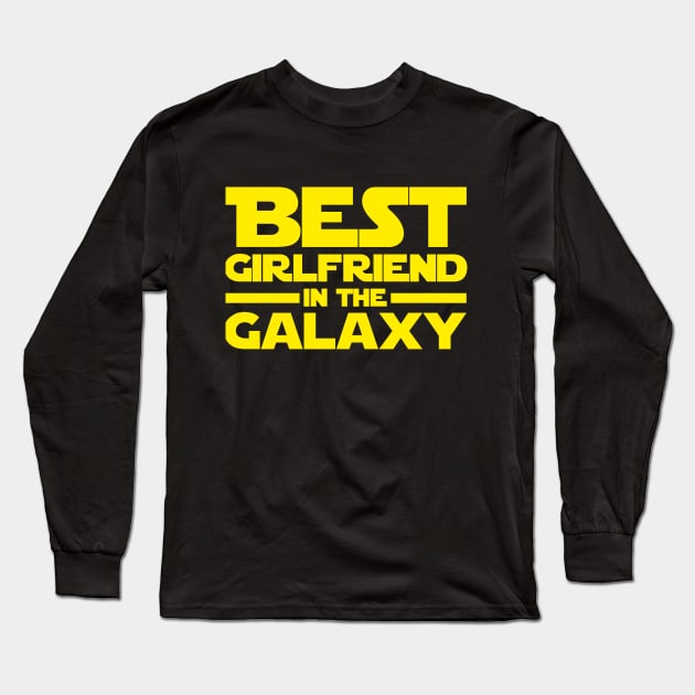 Best Girlfriend In The Galaxy Long Sleeve T-Shirt by defytees